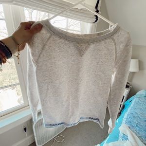 Calvin Klein Women’s Grey Sweatshirt
